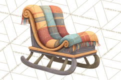 Rustic Winter Decor Clipart PNG Cozy Farmhouse Product Image 2