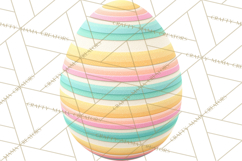 Easter Egg Clipart PNG, Decorated Easter Eggs Clip Art Product Image 3