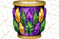 Jazz &amp; Brass Mardi Gras Clipart, Carnival Music PNG Product Image 3