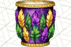 Jazz & Brass Mardi Gras Clipart, Carnival Music PNG Product Image 3