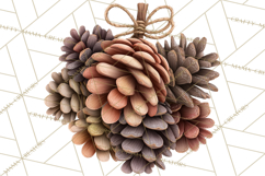 Rustic Winter Decor Clipart PNG Cozy Farmhouse Product Image 4