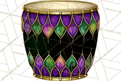 Jazz & Brass Mardi Gras Clipart, Carnival Music PNG Product Image 4