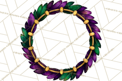 Jazz &amp; Brass Mardi Gras Clipart, Carnival Music PNG Product Image 2