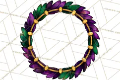 Jazz & Brass Mardi Gras Clipart, Carnival Music PNG Product Image 2