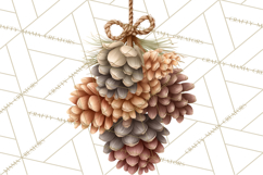 Rustic Winter Decor Clipart PNG Cozy Farmhouse Product Image 2
