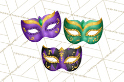 Jazz &amp; Brass Mardi Gras Clipart, Carnival Music PNG Product Image 4