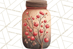 Rustic Winter Decor Clipart PNG Cozy Farmhouse Product Image 4