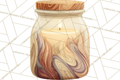 Rustic Winter Decor Clipart PNG Cozy Farmhouse Product Image 4