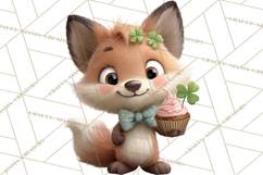 Lucky Animals Clipart, St. Patrick’s Day PNG, Cute Shamrock Product Image 5