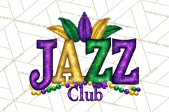 Jazz &amp; Brass Mardi Gras Clipart, Carnival Music PNG Product Image 2