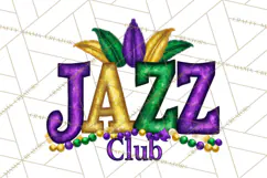 Jazz & Brass Mardi Gras Clipart, Carnival Music PNG Product Image 2