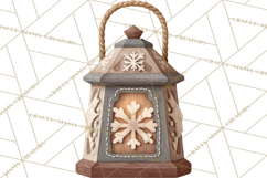 Rustic Winter Decor Clipart PNG Cozy Farmhouse Product Image 2