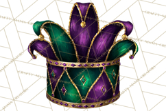 Jazz &amp; Brass Mardi Gras Clipart, Carnival Music PNG Product Image 4