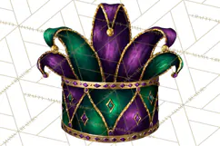 Jazz & Brass Mardi Gras Clipart, Carnival Music PNG Product Image 4