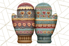 Rustic Winter Decor Clipart PNG Cozy Farmhouse Product Image 2