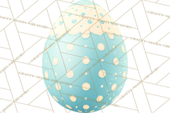 Easter Egg Clipart PNG, Decorated Easter Eggs Clip Art Product Image 4
