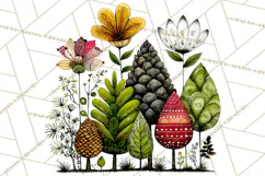 Forest Friends Woodland Animals PNG Clipart Mushrooms Art Product Image 3