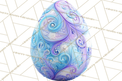 Easter Egg Clipart PNG, Decorated Easter Eggs Clip Art Product Image 3