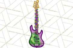 Jazz & Brass Mardi Gras Clipart, Carnival Music PNG Product Image 2