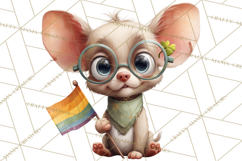 Lucky Animals Clipart, St. Patrick’s Day PNG, Cute Shamrock Product Image 4