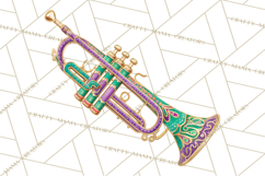 Mardi Gras Clipart PNG Party Icons Masks Beads Fleur De Lis Product Image 3