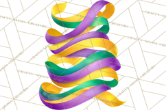 Mardi Gras Clipart PNG Party Icons Masks Beads Fleur De Lis Product Image 2