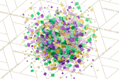 Mardi Gras Clipart PNG Party Icons Masks Beads Fleur De Lis Product Image 3