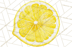 Vintage Lemon Botanical PNG Clipart, Citrus Fruit Product Image 2