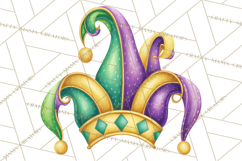 Mardi Gras Clipart PNG Party Icons Masks Beads Fleur De Lis Product Image 4