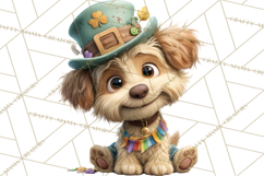 Lucky Animals Clipart, St. Patrick’s Day PNG, Cute Shamrock Product Image 3