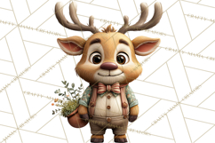 Lucky Animals Clipart, St. Patrick’s Day PNG, Cute Shamrock Product Image 4