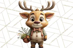 Lucky Animals Clipart, St. Patrick’s Day PNG, Cute Shamrock Product Image 4