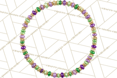 Mardi Gras Clipart PNG Party Icons Masks Beads Fleur De Lis Product Image 5