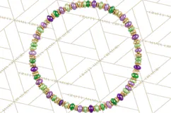 Mardi Gras Clipart PNG Party Icons Masks Beads Fleur De Lis Product Image 5