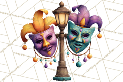 Carnival Animals Parade Clipart, Mardi Gras PNG Product Image 2