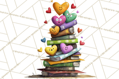 Quirky Valentine Monster Clipart PNG for Cute Printable Product Image 2