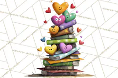 Quirky Valentine Monster Clipart PNG for Cute Printable Product Image 2