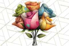 Quirky Valentine Monster Clipart PNG for Cute Printable Product Image 2