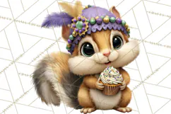 Carnival Animals Parade Clipart, Mardi Gras PNG Product Image 3