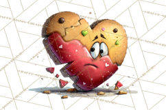 Quirky Valentine Monster Clipart PNG for Cute Printable Product Image 2