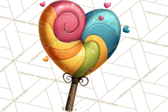 Quirky Valentine Monster Clipart PNG for Cute Printable Product Image 5