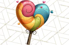 Quirky Valentine Monster Clipart PNG for Cute Printable Product Image 5
