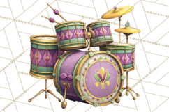 Carnival Animals Parade Clipart, Mardi Gras PNG Product Image 4