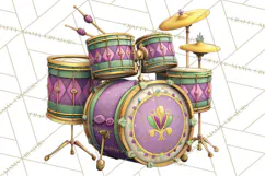 Carnival Animals Parade Clipart, Mardi Gras PNG Product Image 4