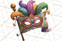 Carnival Animals Parade Clipart, Mardi Gras PNG Product Image 5