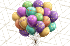 Carnival Animals Parade Clipart, Mardi Gras PNG Product Image 2