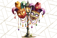 Carnival Animals Parade Clipart, Mardi Gras PNG Product Image 4
