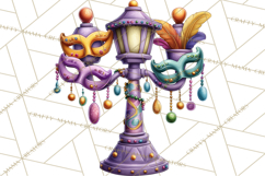 Carnival Animals Parade Clipart, Mardi Gras PNG Product Image 5