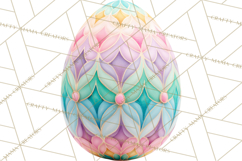 Easter Egg Clipart PNG, Decorated Easter Eggs Clip Art Product Image 4