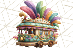 Carnival Animals Parade Clipart, Mardi Gras PNG Product Image 3